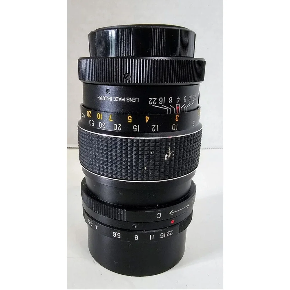 RARE VINTAGE Kaligar Camera Lens 135mm f/3.5 - Black UNTESTED‎